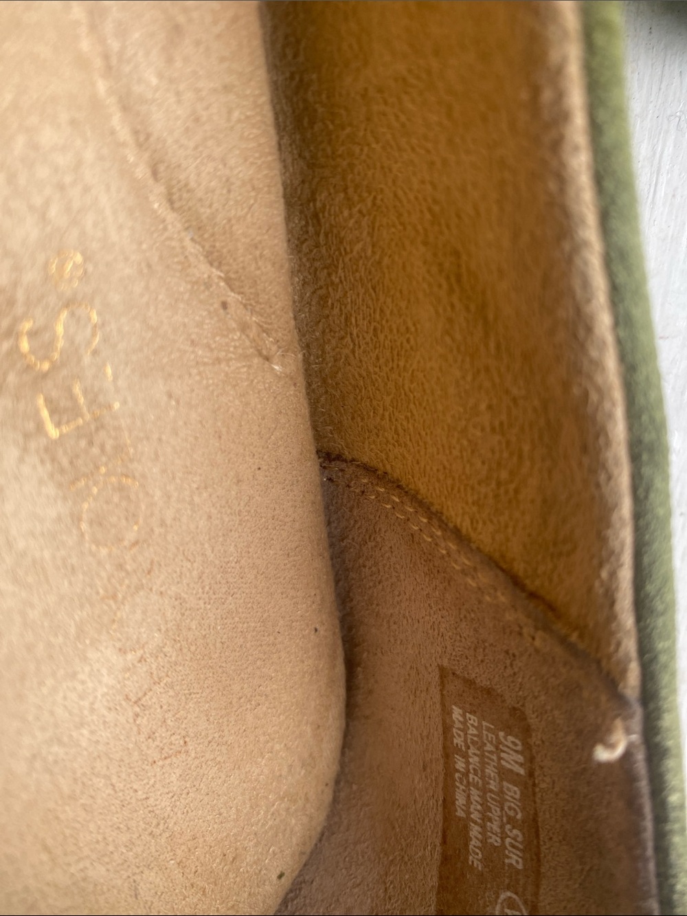 AEROSOLES Light Green Suede Slip-On Ballet Flats - Picture 9 of 9